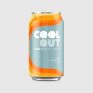 Cool Out Delta 8 Infused Seltzer – Citrus (4 Pack)